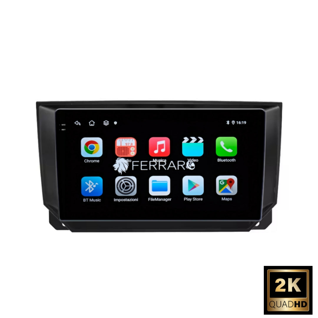 Autoradio per Seat Ibiza | Arona 9" 2K | 2017-2021 | Android | Bluetooth | CarPlay | Android Auto | 12/256GB Ram