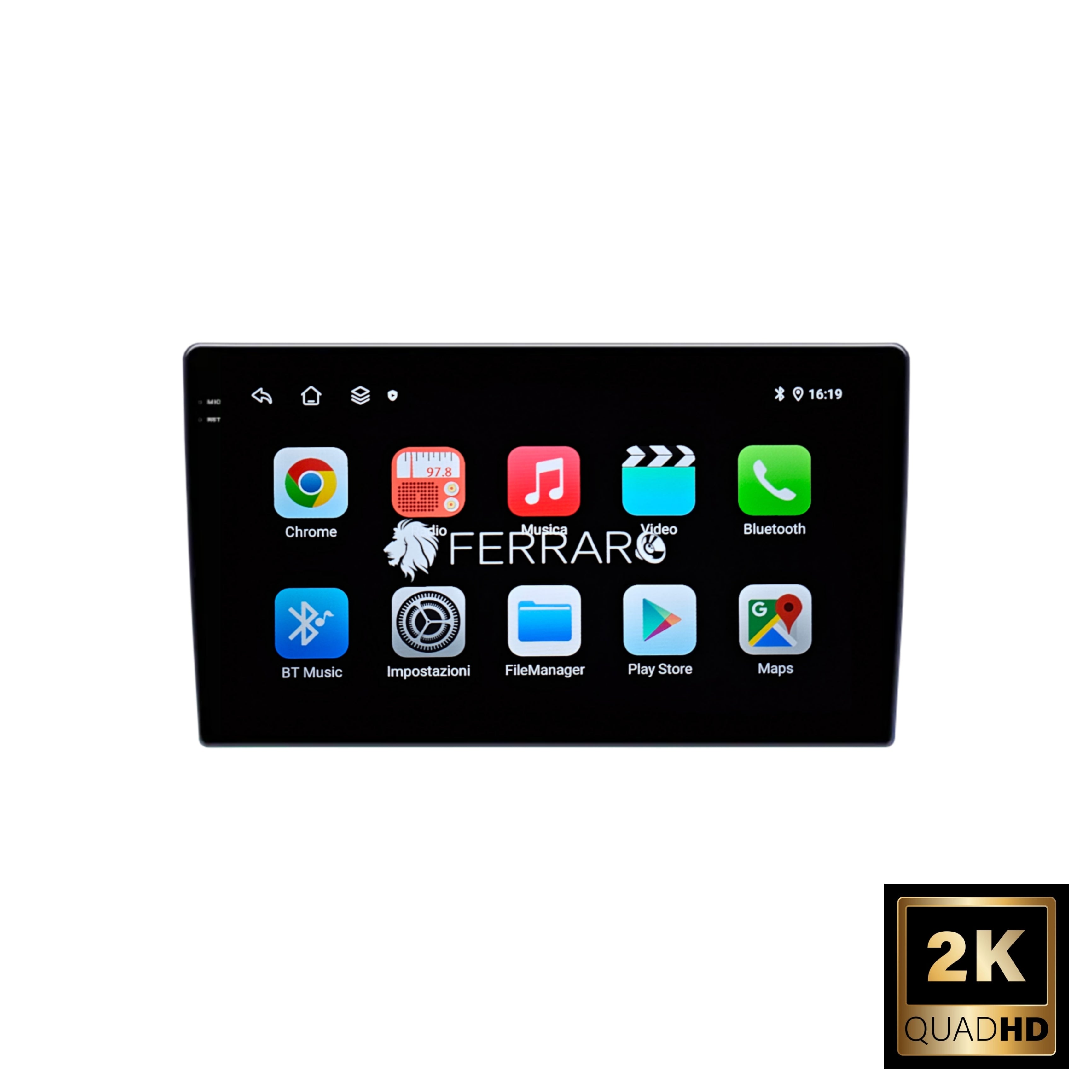 Autoradio per Dacia Duster 9" 2K | 2015-2020 | Android | Bluetooth | CarPlay | Android Auto | 12/256GB Ram