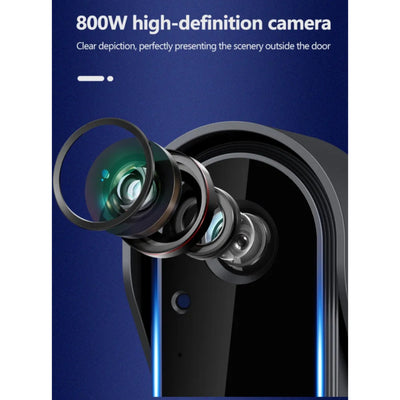 Videocitofono Smart Wifi, Audio, Monitor 4.3", Batteria Ricaricabile