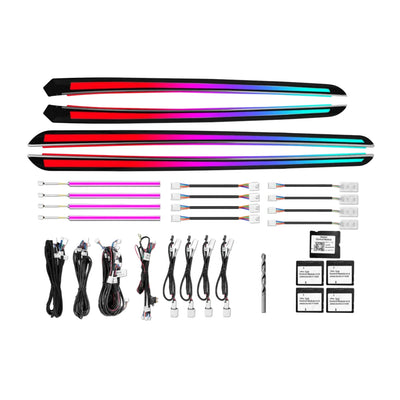 Ambient Light per Mercedes Classe S W221 (2005-2013), 64 Colori RGB
