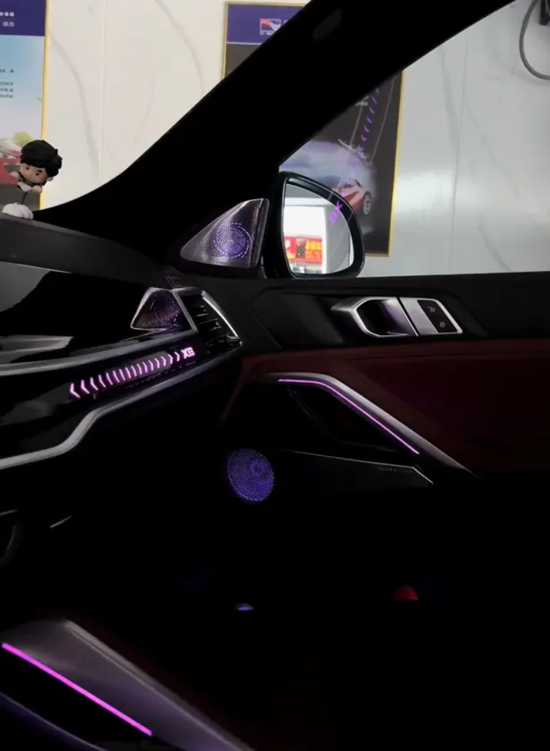 Ambient Light per BMW X6 G06, 256 Colori, APP