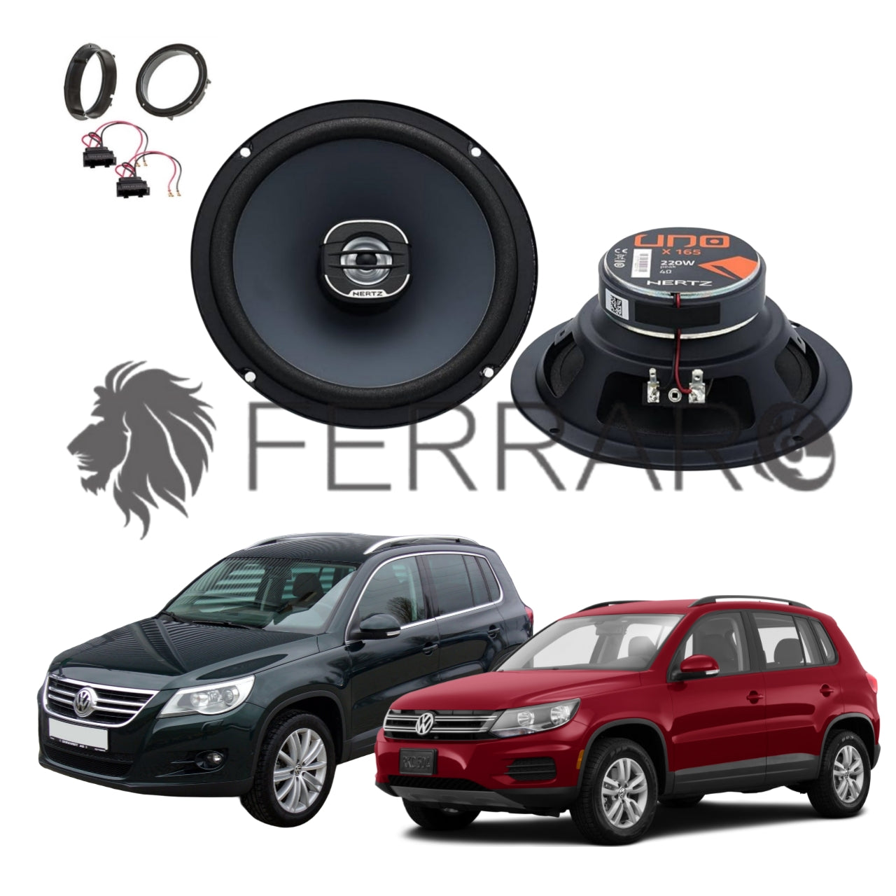 Hertz Kit 2 Casse | X 165 | Ant o Post | VW Tiguan