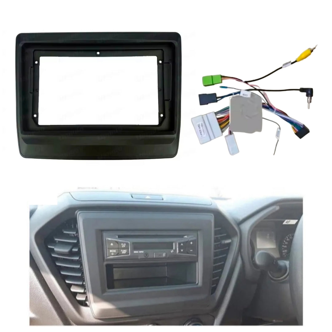 Kit Montaggio Autoradio 9"Pollici Isuzu D-Max 9" (2019-2023) Mascherina, Cablaggio per Autoradio Android