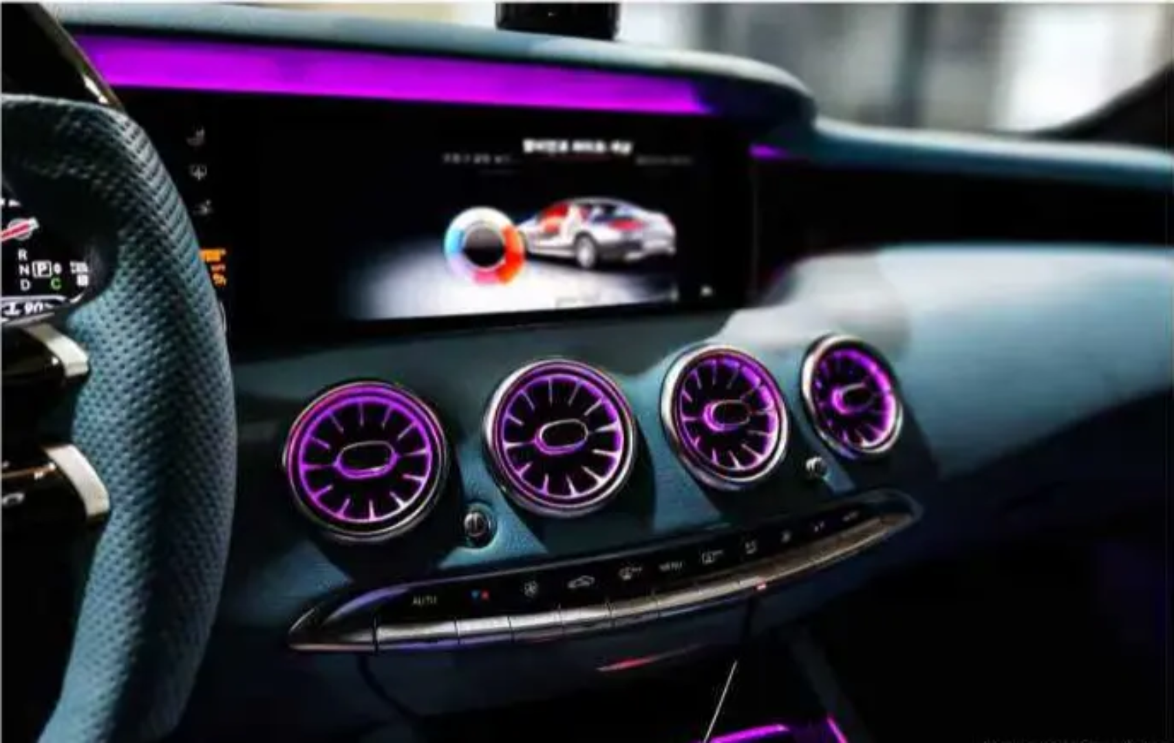 Ambient Light per Mercedes Classe S C217 (2014-2020), 64 Colori RGB