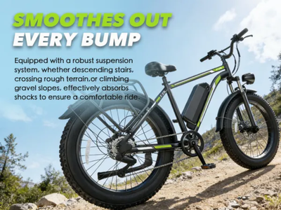 FerraroStore S8-Single, Bici Elettrica Pieghevole, 20*4", Batteria 48V