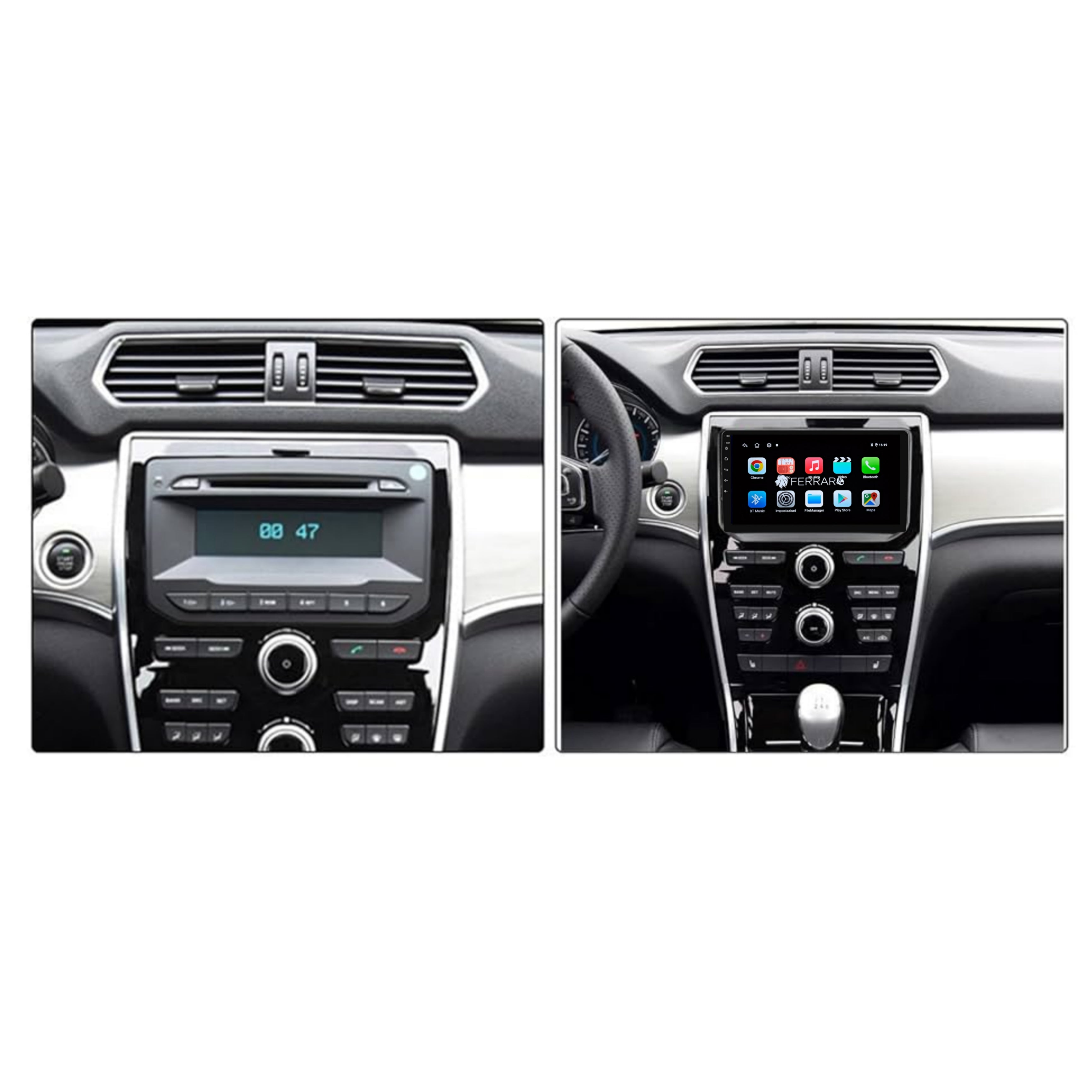 Autoradio per Great Wall Haval H2 10.1" | 2014-2018 | Android | Bluetooth | CarPlay | Android Auto | 2GB/4GB/8GB Ram