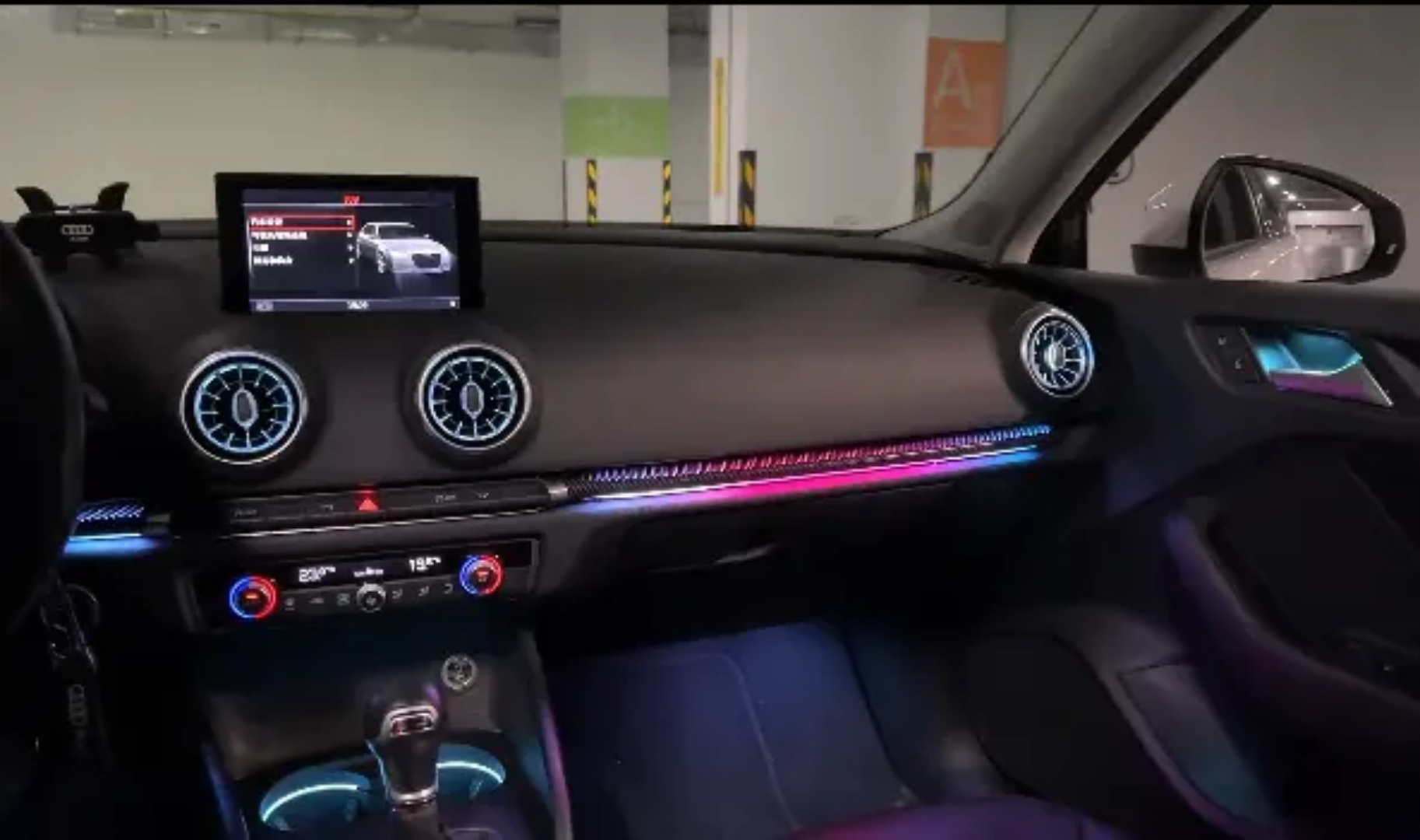 Ambient Light per Audi A3, S3, RS3 (2013-2020), 64 Colori RGB