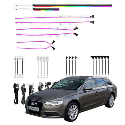 Ambient Light per Audi A6 C7, 256 Colori RGB