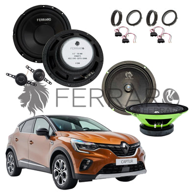 FerraroStore Kit 6 Altoparlanti | PV165.3 | ASK-165.2 | Ant/Post | Renault Captur II Serie (Dal 2020>)