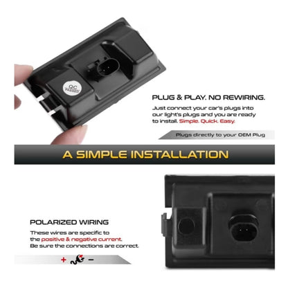 Set Luci Targa a Led per Land Rover Discovery, Range Rover (2005-2013), Plug and Play