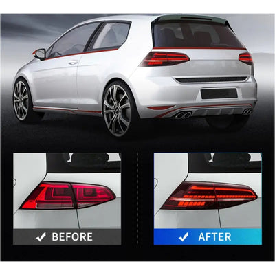 Fanali Posteriore Completo per Volkswagen Golf VII, MK7 (2012-2021) a LED