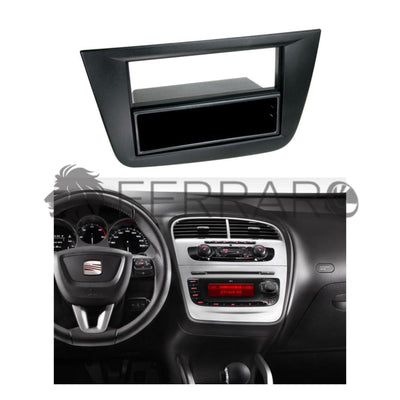 Mascherina 1DIN con Cassetto | Seat Altea, Toledo dal 2005>