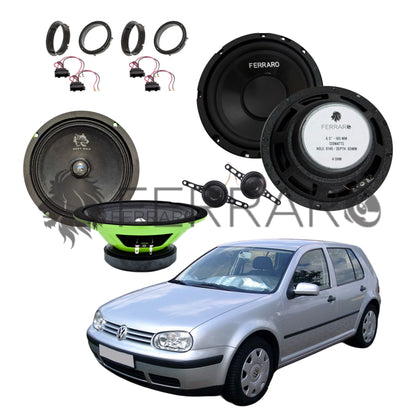 FerraroStore Kit 6 Altoparlanti | PV165.3 | ASK-165.2 | Ant/Post | VW Golf 4ª Serie dal 1997>