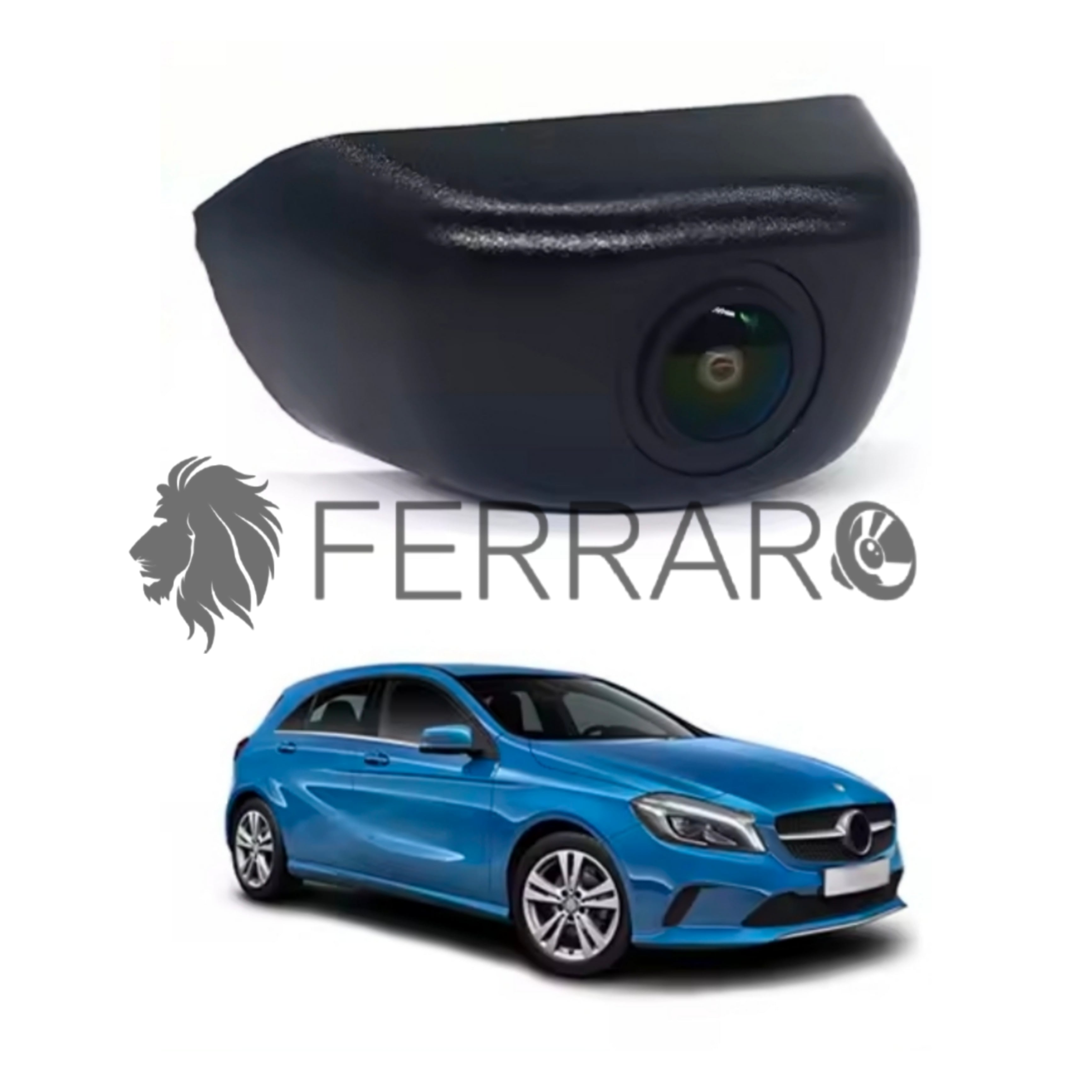 Telecamera Frontale per Mercedes Classe A, B (Compatibilità in Descrizione) | AHD, 1920x1080 | 170° Gradi