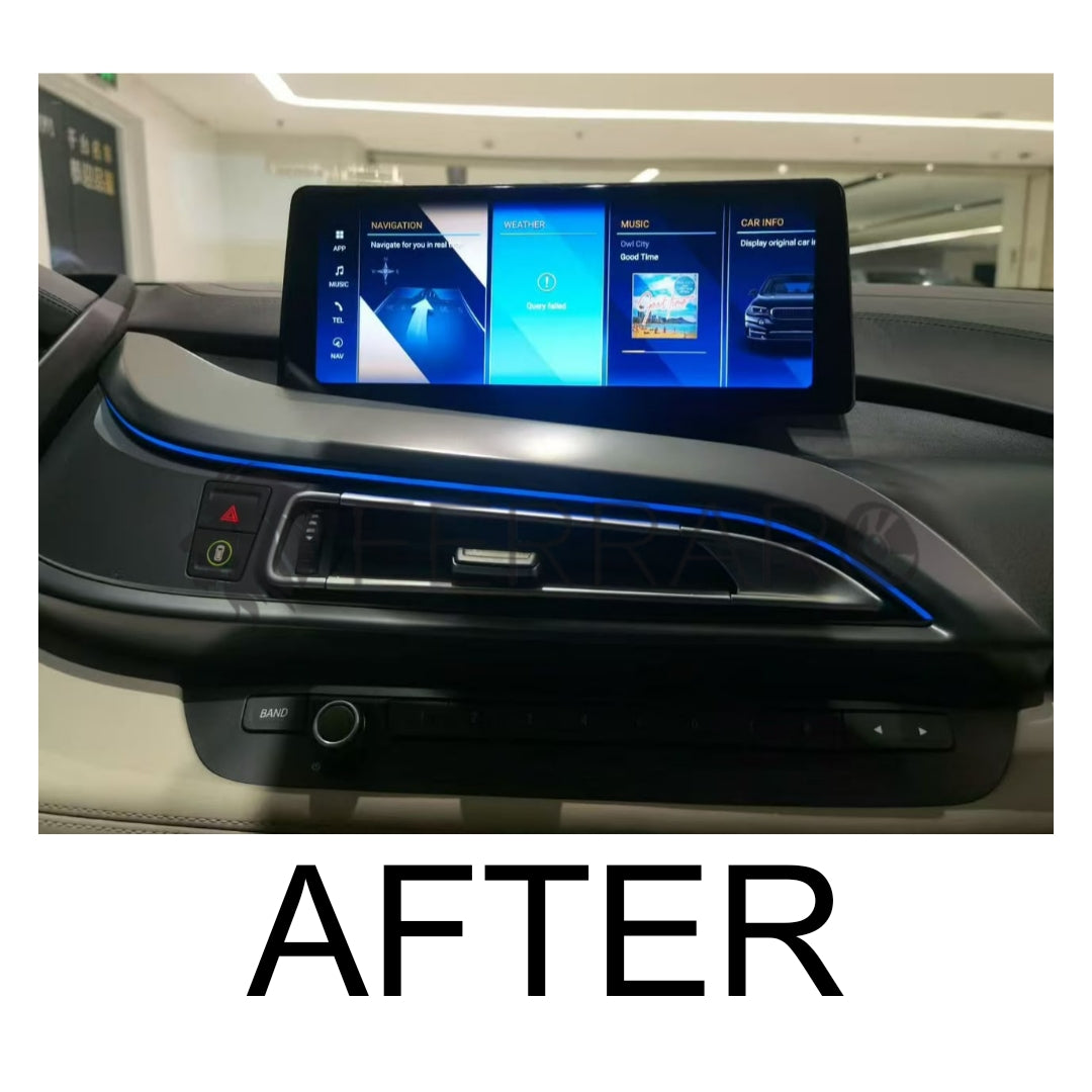 (PRENOTA) Autoradio per BMW i8 12.3" (2013-2020) Android, Bluetooth, CarPlay, Android Auto, 4/64GB Ram