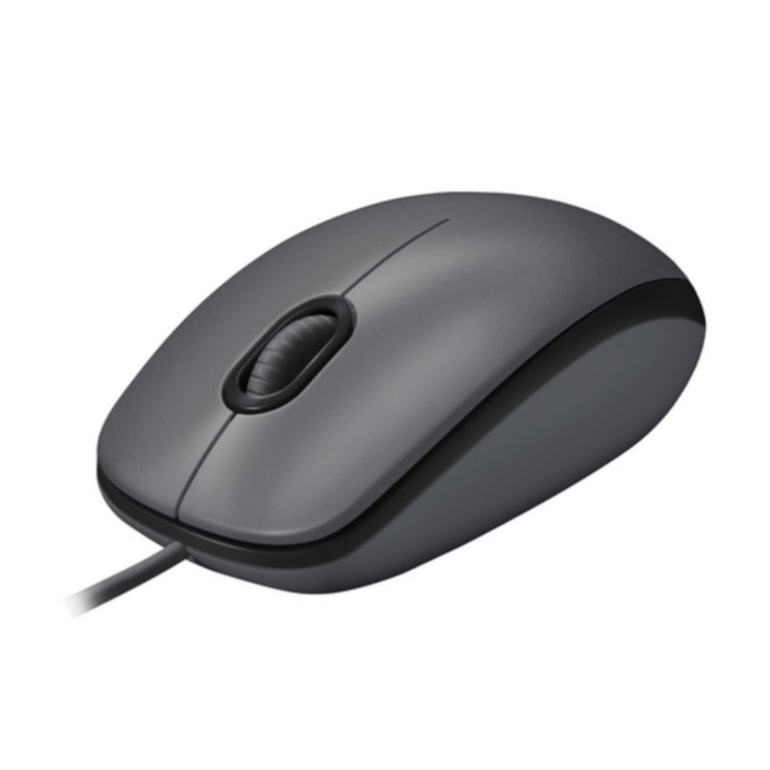 Logitech Mouse Ottico, USB, M100, Nero, 910-006652