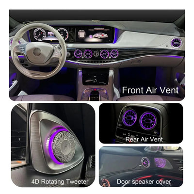 Ambient Light Tweeter per Mercedes Benz Classe S W222, 64 Colori RGB