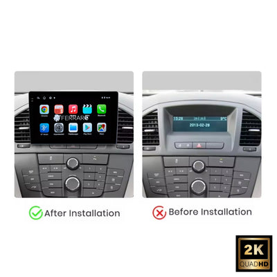 Autoradio per Opel Insignia | Buick Regal 9" 2K | 2009-2013 | Android | Bluetooth | CarPlay | Android Auto | 12/256GB Ram