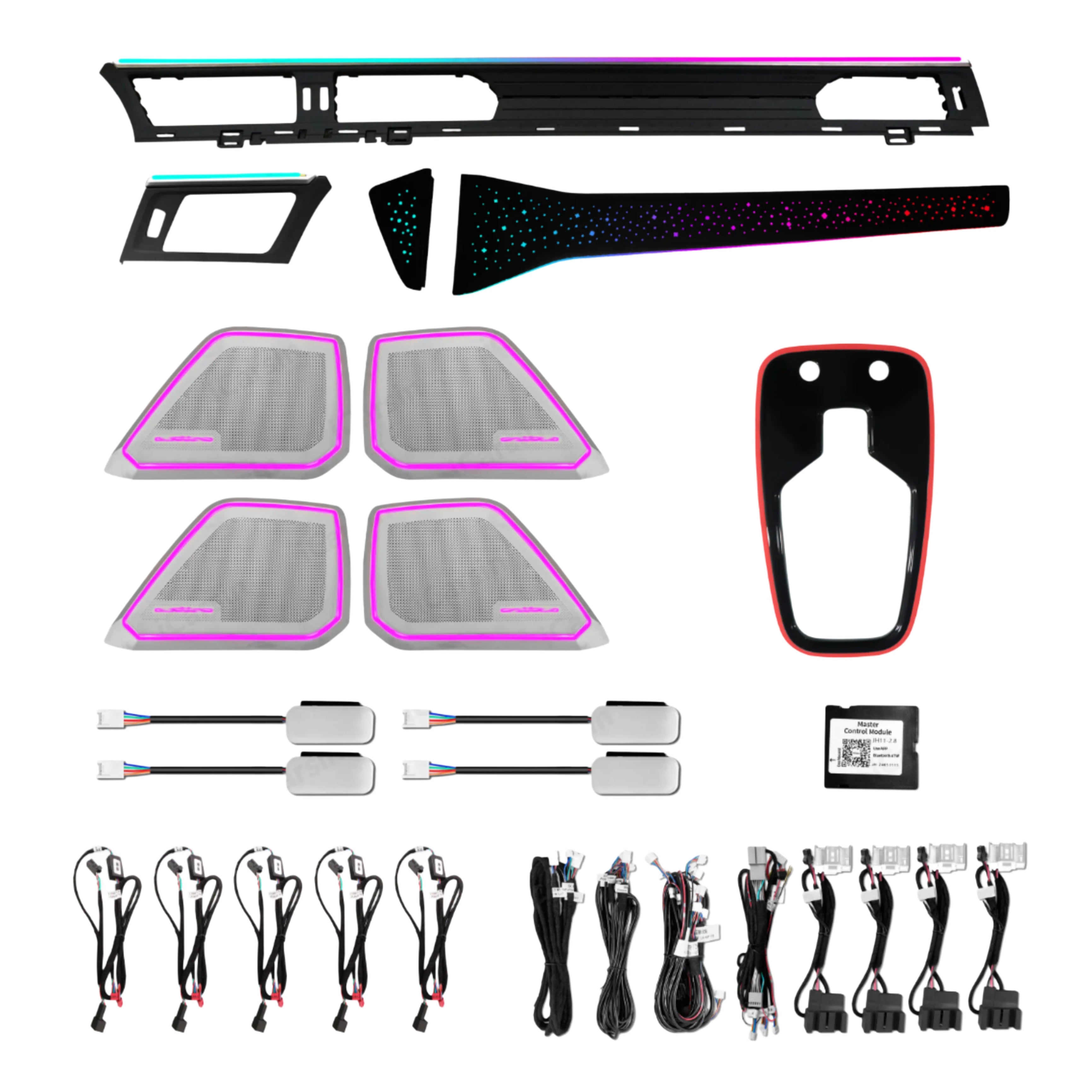 Ambient Light per Audi A6 C8 (2018-2026), 64 Colori RGB