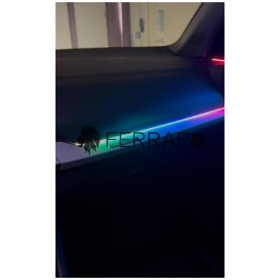 Ambient Light per Audi Q2 (2016-2024) Universale, Luci Ambiente con Comando da App, RGB Led, Led Dinamico