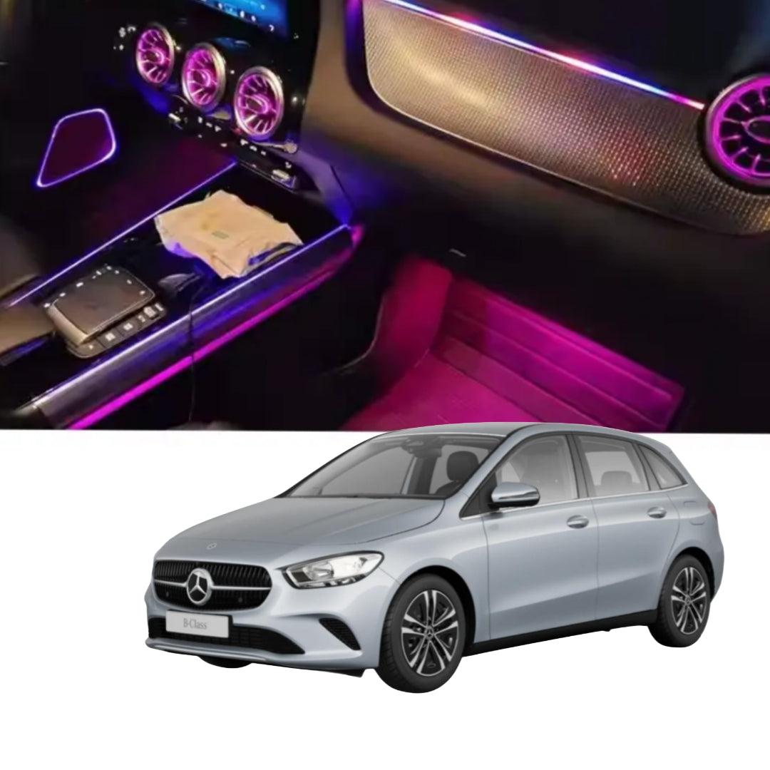Bocchette Aria per Mercedes Classe B W247 (2019-2025), 64 Colori RGB