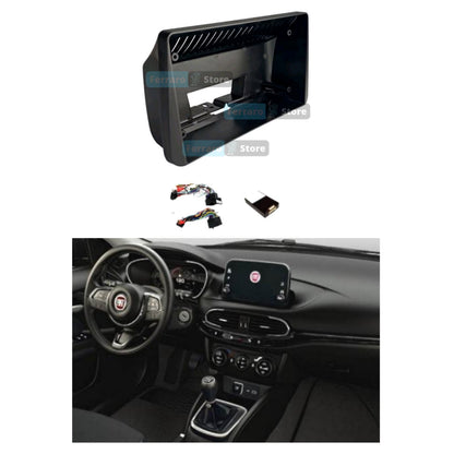 Kit Montaggio Autoradio 9"Pollici Fiat Tipo (2016-2020) Mascherina, Cablaggio Autoradio Android