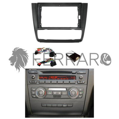 Kit Montaggio Autoradio 9"Pollici BMW Serie 1, E87 / E88 / E81 / E82 (2004-2011) Mascherina, Cablaggio Autoradio Android