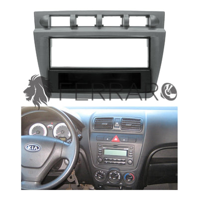 Car Radio Panel, 1DIN, Kia Picanto, 2006 - 2010