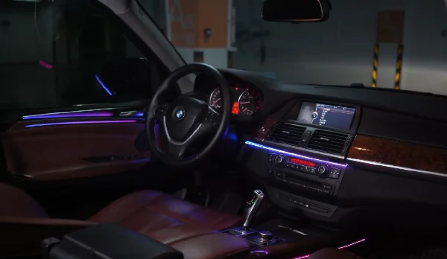 Ambient Light per BMW X5 E70 (2006-2013), 256 Colori RGB