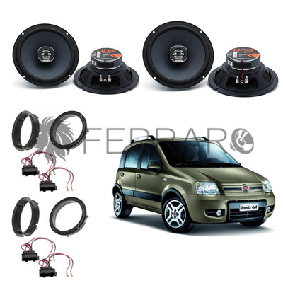 Hertz Kit 4 Casse | X 165 | Ant/Post | Fiat Panda 169 2a Serie 2003>