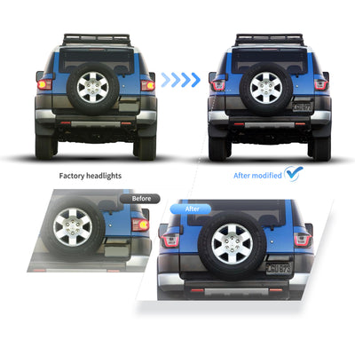 Fanali Posteriore Completo per Toyota FJ Cruiser (2006-2022) a LED