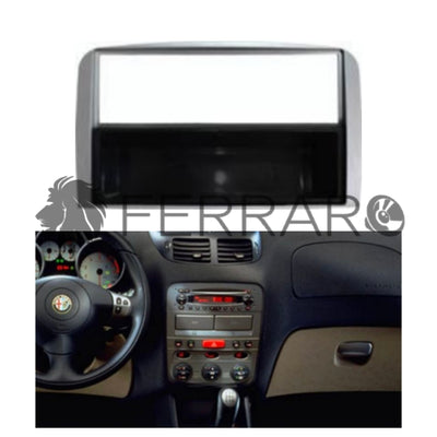 Car Radio Panel, 1 Iso with Drawer, Alfa Romeo - Alfa 147 Q2