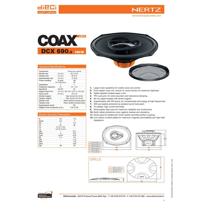 Hertz Kit 2 Casse | X 690 | Anteriori | Mini Cooper R50, R53