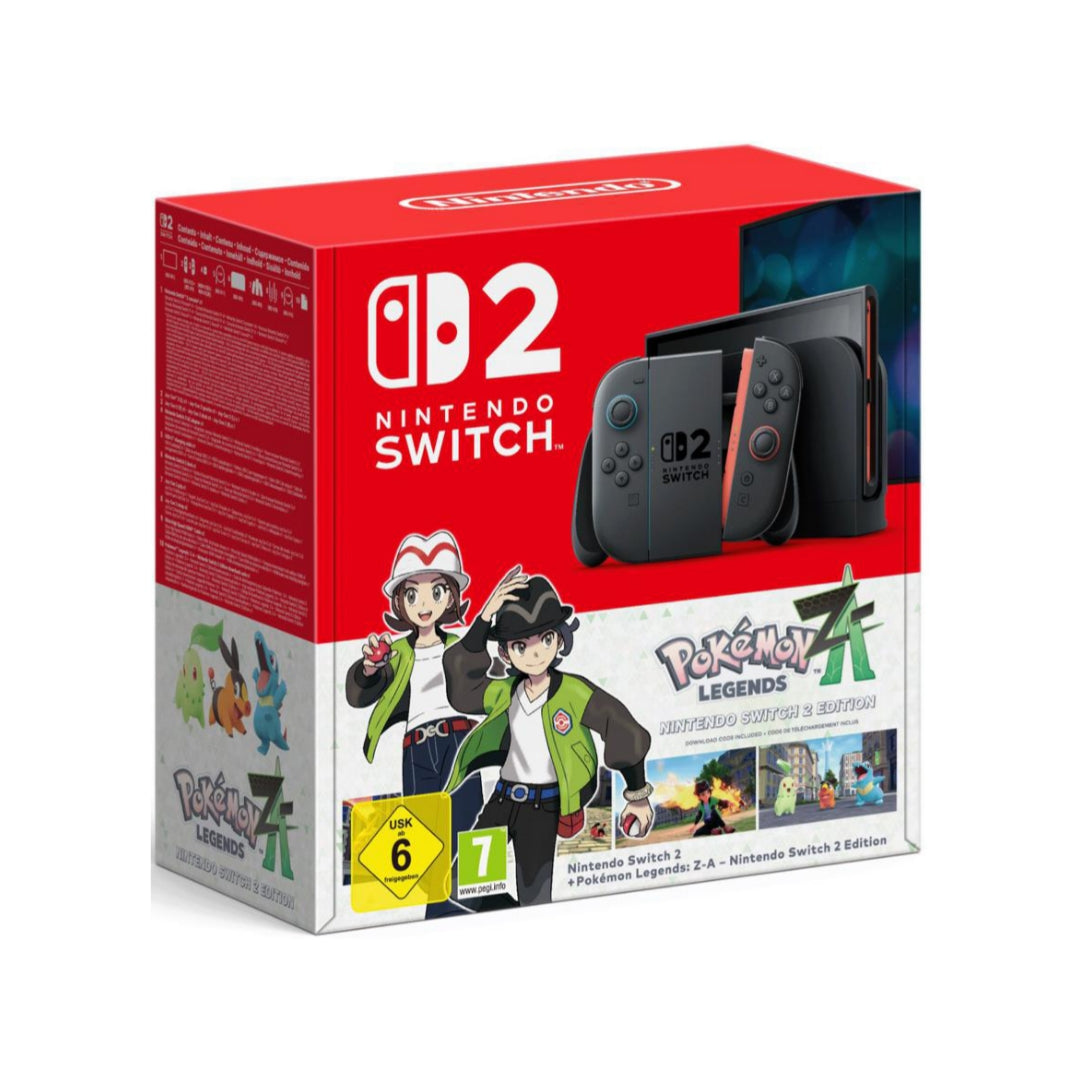 Pre-Ordine, Nintendo Switch 2 Console Black + Leggende Pokemon Z-A