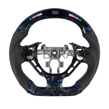 Volante Sportivo per Nissan R35, GTR, 370Z, Z34, 350Z, Patrol Y62, Carbonio, Customizzato in Pelle