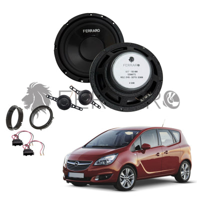 FerraroStore Kit 2 Altoparlanti | ASK-165.2 | Anteriore | Opel Meriva B (2010-2017)