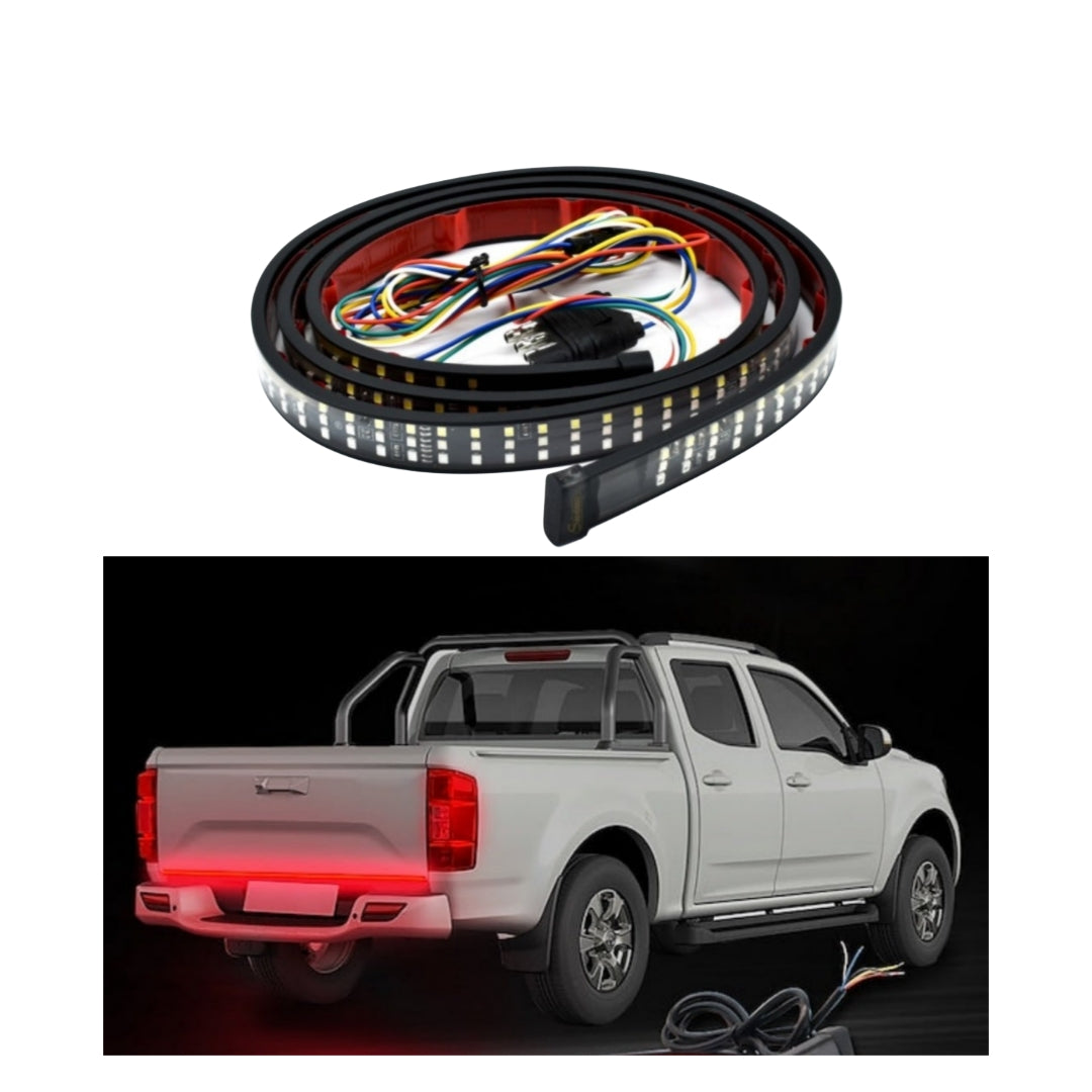 Car Rear Led Panel Car Rear LED Strip - Self-adhesive, Red, Yellow, White Lighting, 1.5m ...