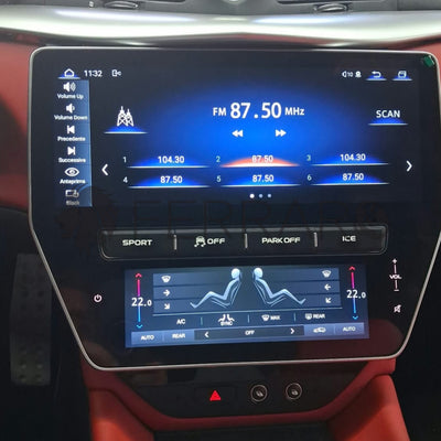 (PRENOTA) Autoradio per Maserati Gran Turismo (2007-2019) 12.3" Display Aria Condizionata e Android, Bluetooth, CarPlay, Android Auto, 8/128GB Ram