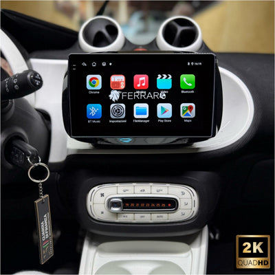 Autoradio per Smart 453 9" 2K | 2014-2020 | Android | Bluetooth | CarPlay | Android Auto | 12/256GB Ram