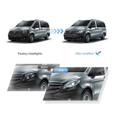 Fanali Anteriore Completo per Mercedes Vito W447 (2016-2023) a LED