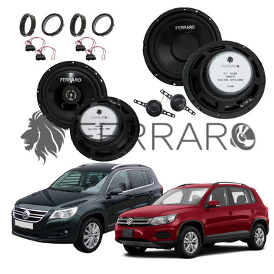 FerraroStore Kit 6 Altoparlanti | ASK-165.2 | ASC-652PC | Ant/Post | VW Tiguan