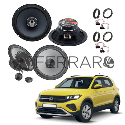 Hertz Kit 6 Casse | K 165 | X 165 | Ant/Post | VW T-Cross (Dal 2018>)