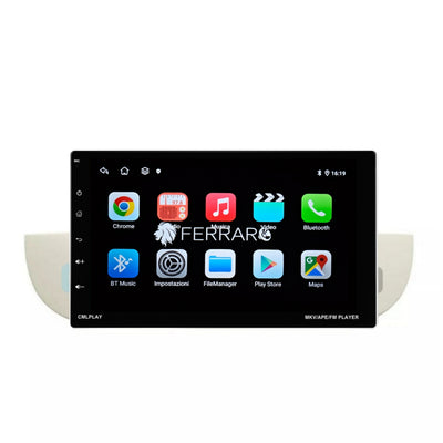 Autoradio per Fiat 500s 1Din 9" | 2007-2014 | Android | Bluetooth | Estraibile | CarPlay | Android Auto | 2/4GB Ram