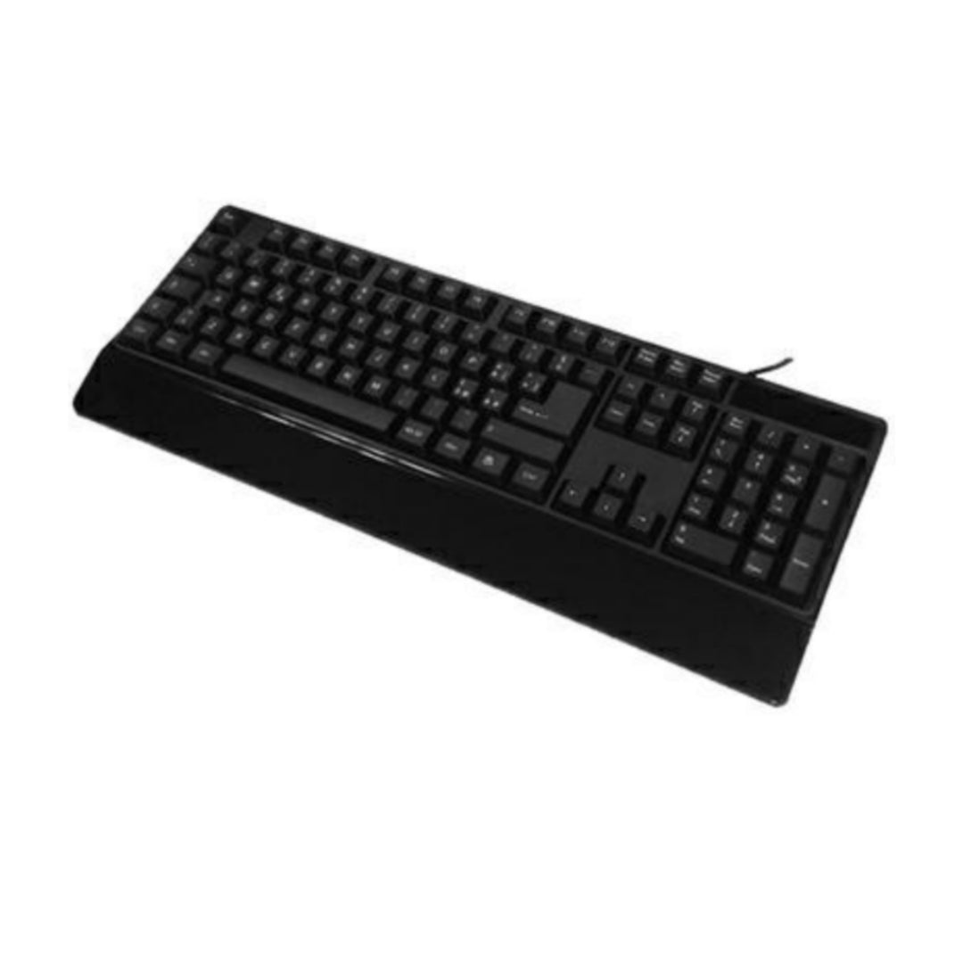 Encore Tastiera Multimediale con Poggiapolsi, USB, EN-KBD-51