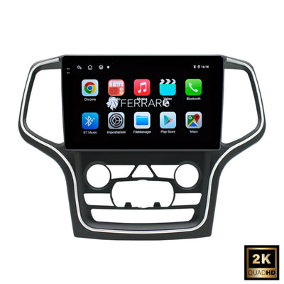 Autoradio per Jeep Grand Cherokee (WK2) Restyling (2014-2021) 9" 2K, Android, Bluetooth, CarPlay, Android Auto, 12/256GB Ram
