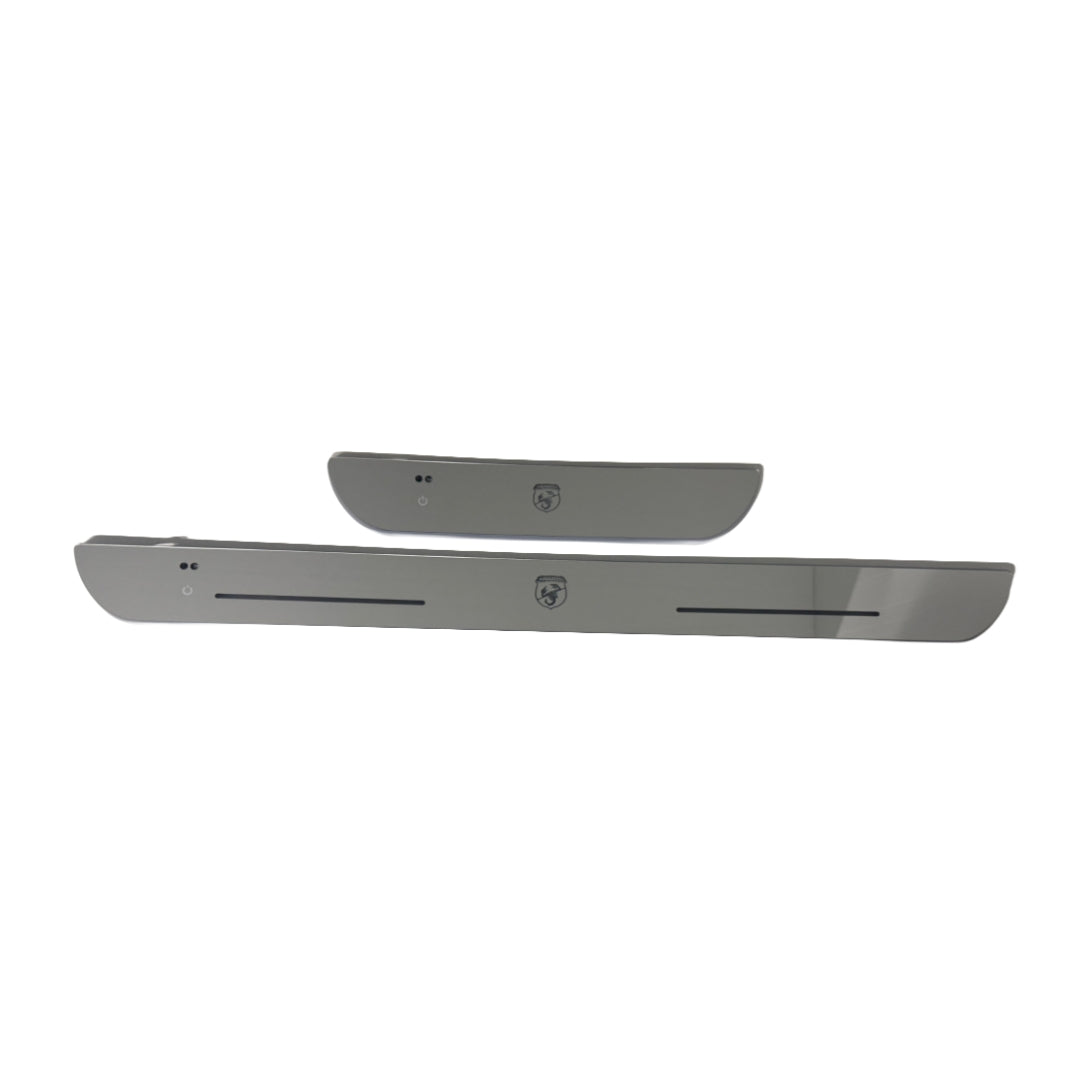 Kit Battitacco per Fiat Abarth, LED, Senza Filo con Adesivo