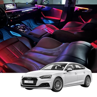 Ambient Light per Audi A4, A5, B9 (2017-2025), 64 Colori RGB