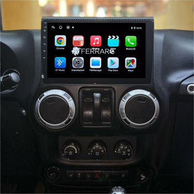 Autoradio per Jeep Wrangler 3 JK 10.1" | 2010-2018 | Android | Bluetooth | CarPlay | Android Auto | 2GB/4GB/8GB Ram
