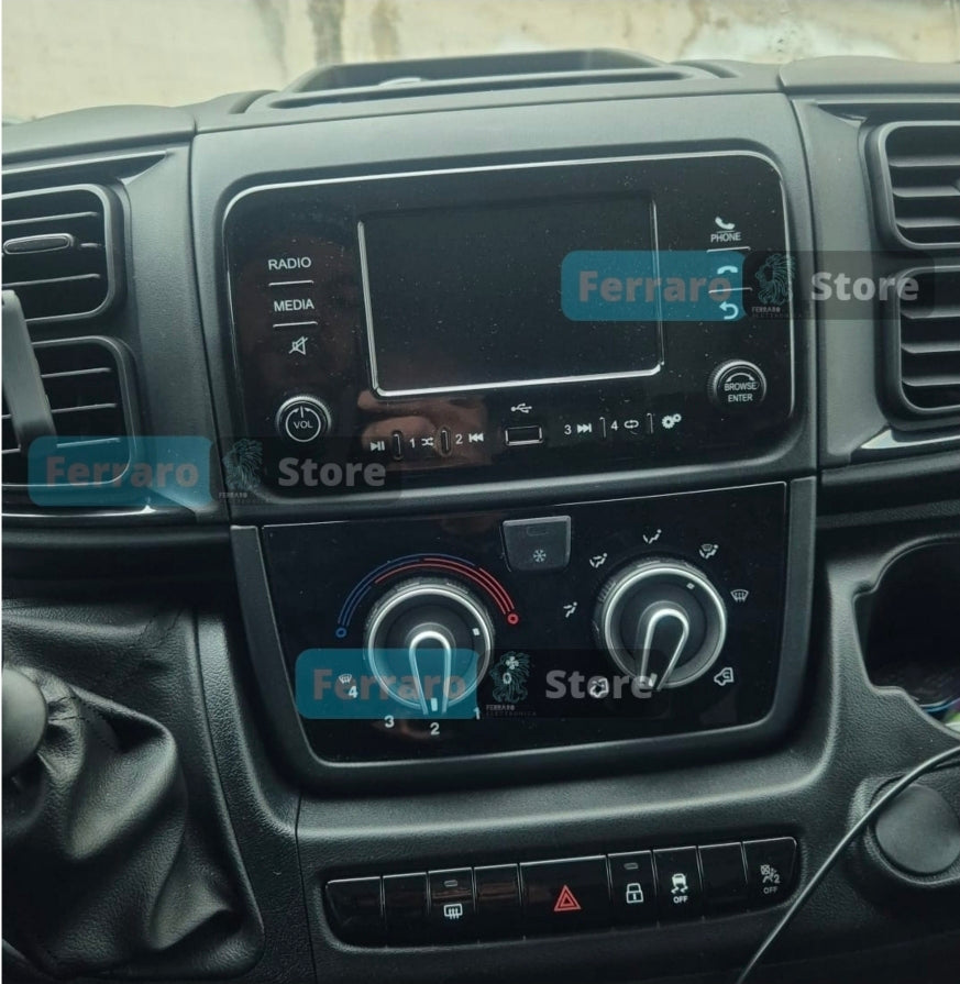 Kit Montaggio Autoradio 9"Pollici Fiat Ducato (Dal 2021>) Mascherina, Cablaggio Autoradio Android