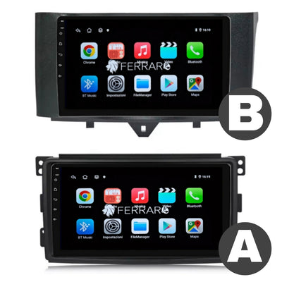 Autoradio per Smart 451 9" (2002-2015) Android, Bluetooth, CarPlay, Android Auto, 2GB/4GB/6GB/8GB Ram